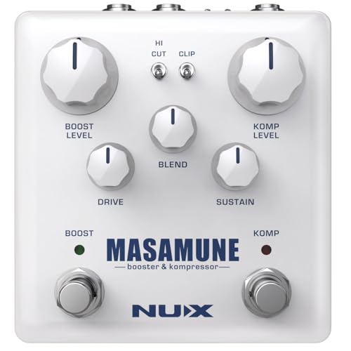 NUX Masamune Guitar Analog Compressor and Booster Pedal