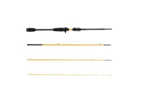 abu garcia stcc-704lt-ay light game bait rod, salty style, colors, 4-piece pack rod, horse mackerel, rockfish, mackerel, plated, bait finesse