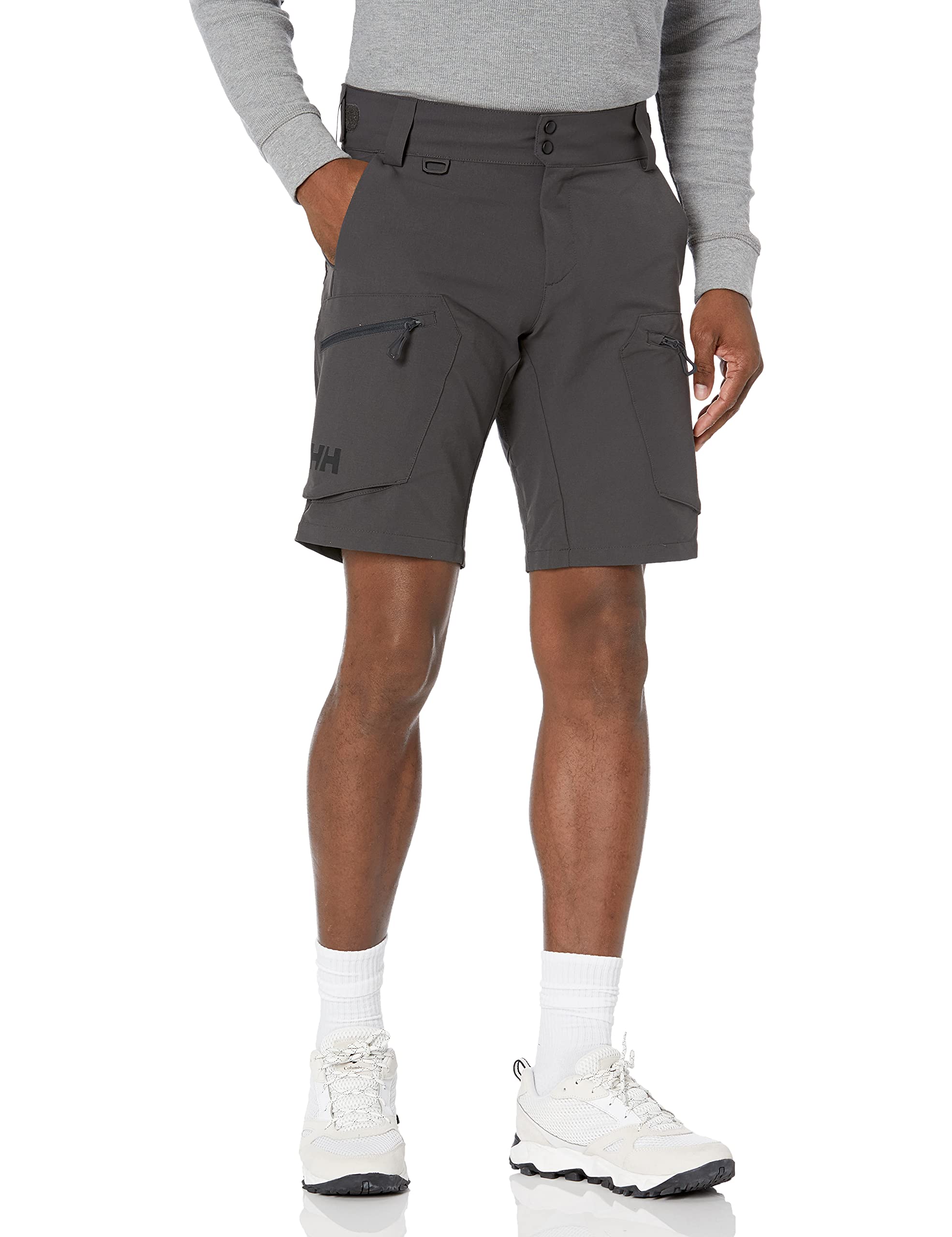 Helly-Hansen Mens Hydro Power Dynamic Sailing Shorts, 980 Ebony, 28