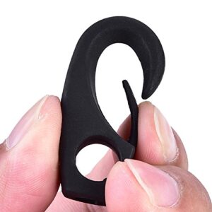 Dilwe Kayak Lashing Hook, 6 Pcs Multi Purpose High Strength Nylon Clip Lashing Hooks for Kayak Canoe Bungee