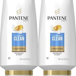 Pantene Classic Clean Conditioner, 24 fl oz, Twin Pack