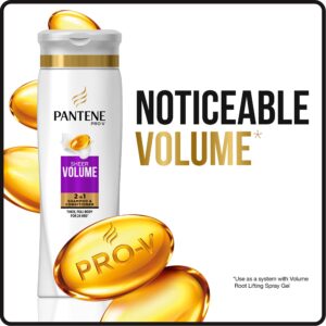 Pantene, Shampoo and Conditioner 2 in 1, Pro-V Sheer Volume for Fine Hair, 25.4 fl oz, Twin Pack