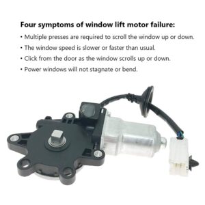 Window Lift Motor Front Left Driver Side for 2003-2009 Nissan 350Z 2003-2007 Infiniti G35 2 Door Coupe Model Replace 80731-CD00A 80731CD00A