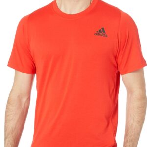 adidas Men's FreeLift Sport Prime Lite Weightlifting Tee, Active Red, Medium