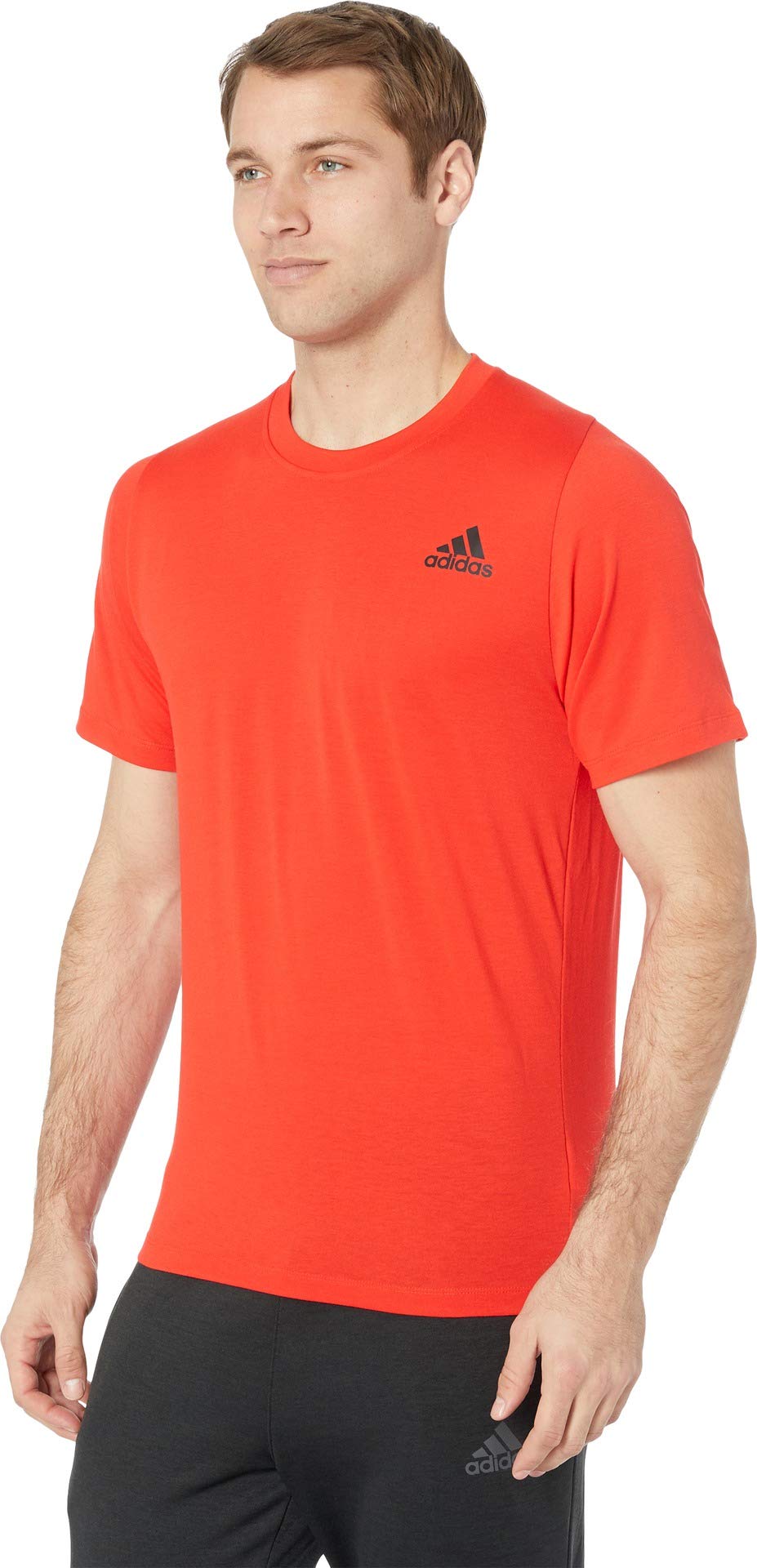 adidas Men's FreeLift Sport Prime Lite Weightlifting Tee, Active Red, Medium