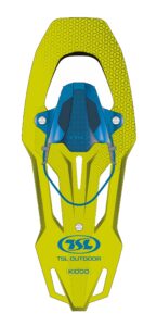 tsl snowshoes kidoo children's snowshoes, kiwi green, kid size