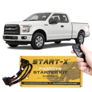 Start-X Remote Starter Kit for Ford F-150 15-20, F-250/F-350 17-21, Ranger 19-23, Transit Connect 19-22, Transit 20-23, Bronco Sport 21-23, Edge 15-20, Escape 20-22, Expedition 18-21, Explorer 16-23