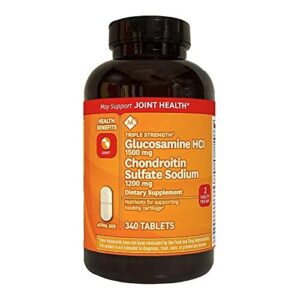 members mark triple strength glucosamine chondroitin (340 count) (2 pack)