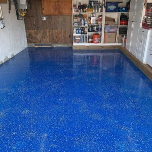 RUST BULLET - DuraGrade Concrete High-Performance Concrete Coating 1 Quart - for Garage Floor Paint, Basements, Porch, Patio, Driveway Paint and More - Concrete Paint - Blue