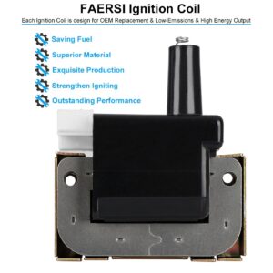 FAERSI Ignition Coil Replaces OE# 30510-PT2-006 30500-PAA-A01 Compatible with 1992-2002 Honda Civic Accord CRV and 1992-2001 Acura Integra - 1.6L, 1.8L, 2.2L, 2.3L