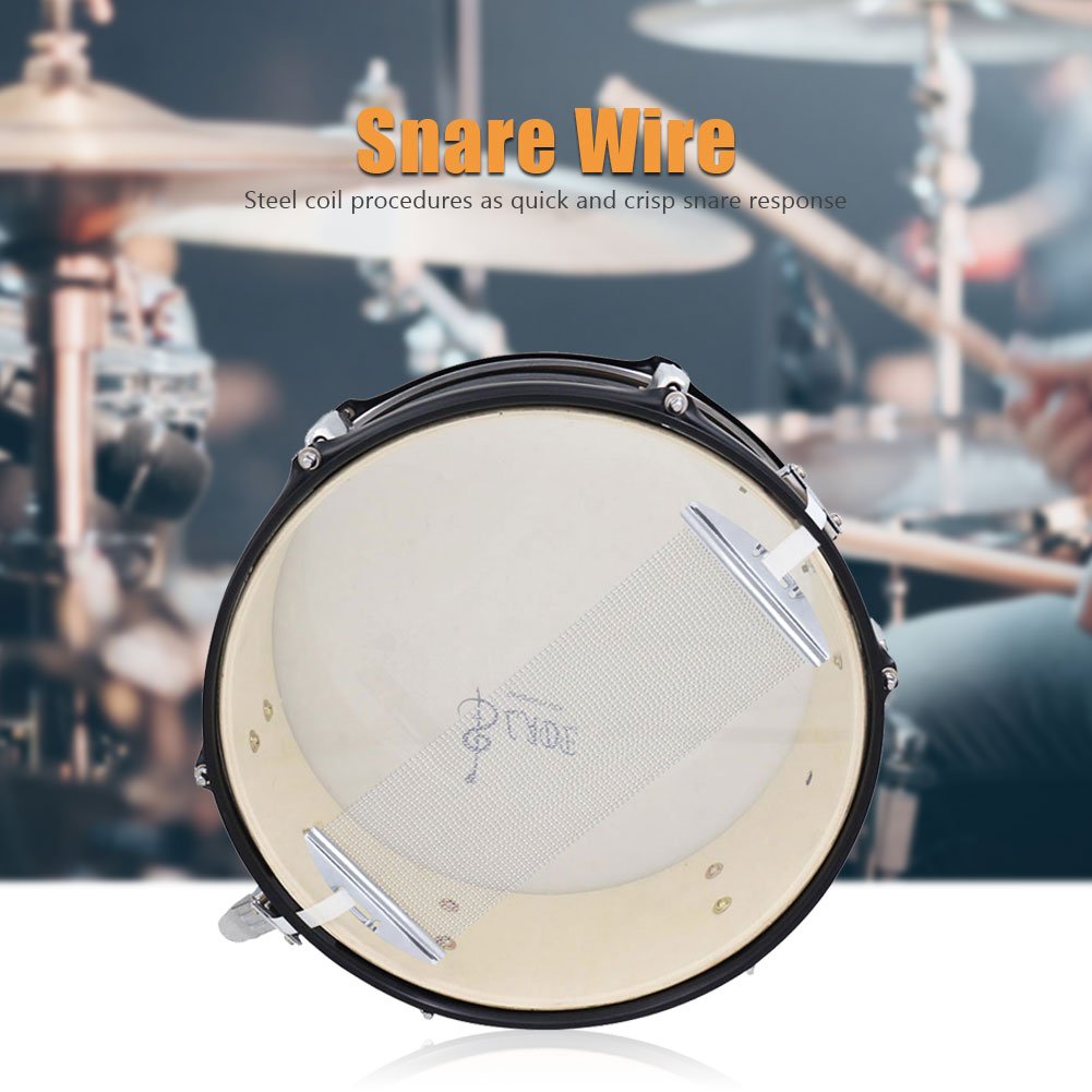 Snare Wire, 40 Strands Steel Drum Wire Springs Instrument accessory for 14" Snare Drum Cajon Box Drum