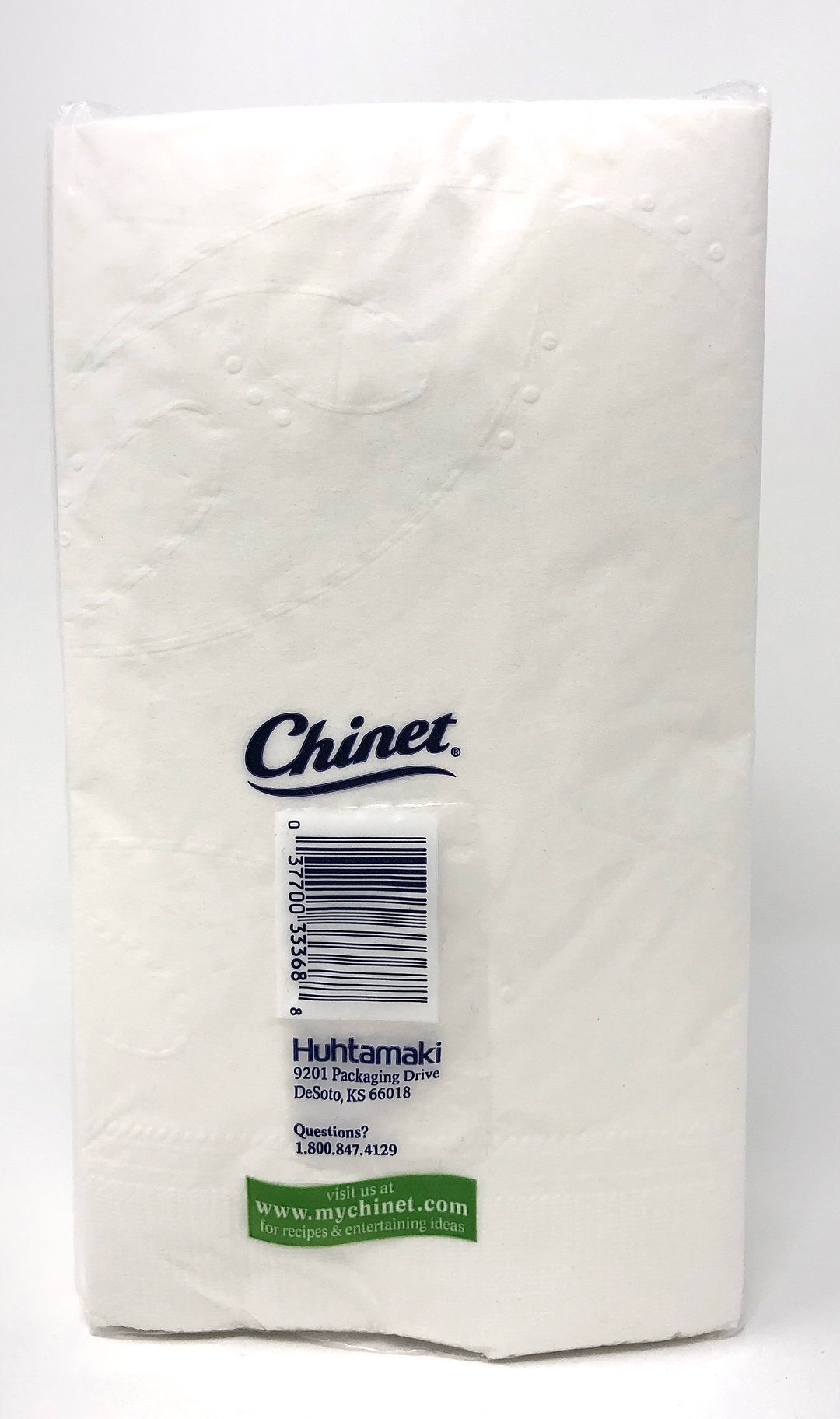 Chinet Classic White Premium Dinner Napkins, 2 Ply, 40 Count (Pack of 3)