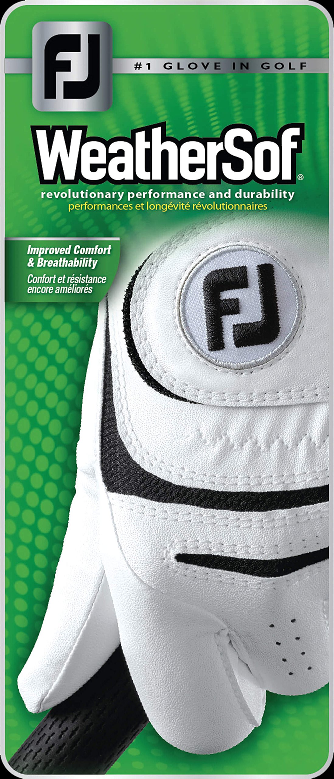 FootJoy Weather Sof Golf Gloves New White Left Hand large