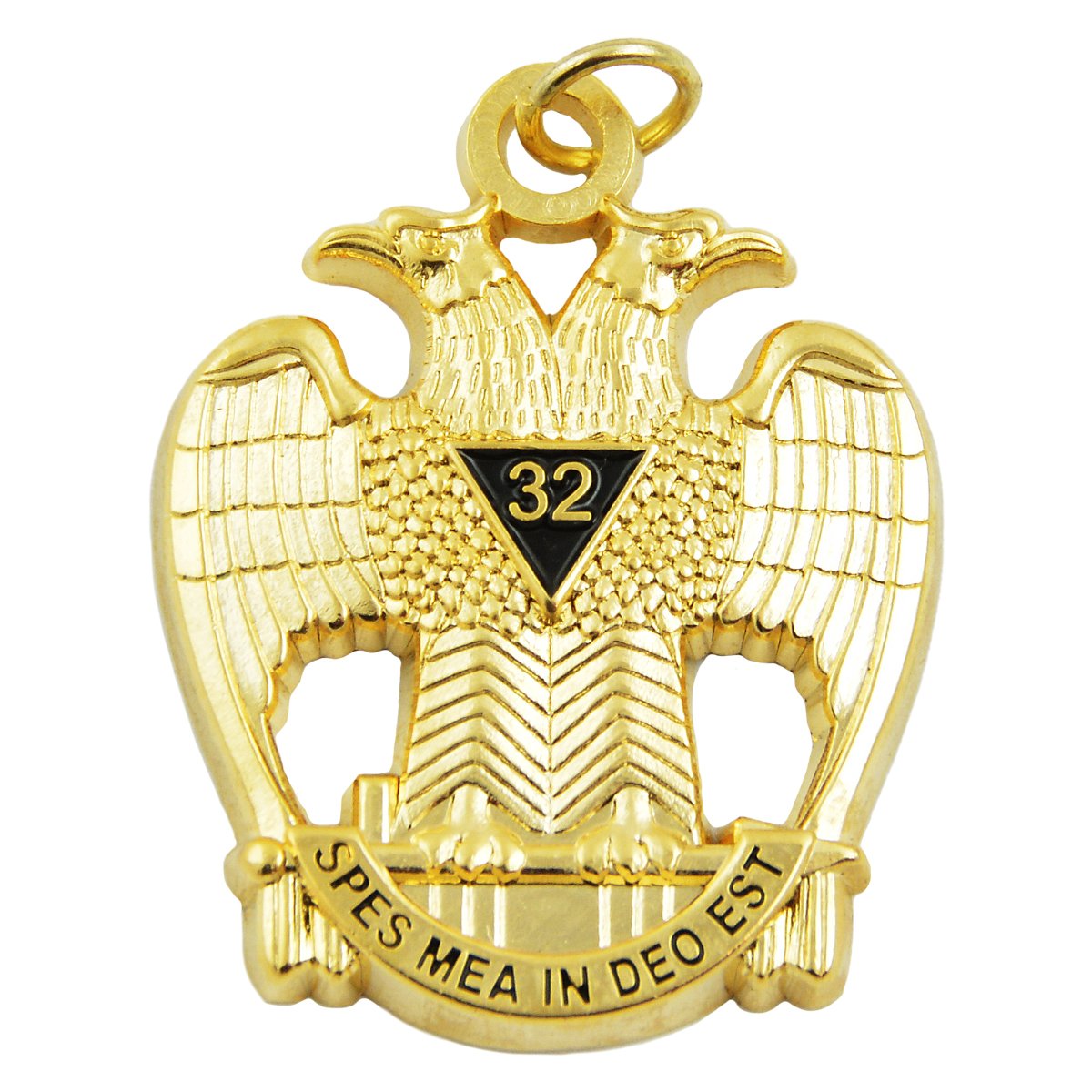 32nd Degree Scottish Rite Masonic Pendant - [Gold][1 1/2'' Tall]