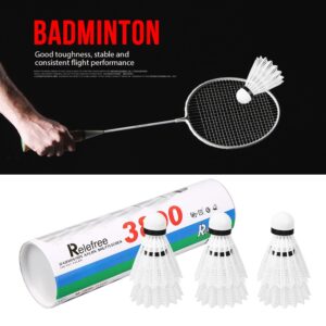 Dioche 12-Pack Nylon Shuttlecocks, White Badminton Shuttlecocks, Badminton Balls, Sports Hight Speed Training Badminton Birdies