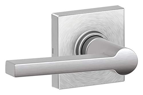 SCHLAGE J10SOL626COL J10-SOL-COL Solstice Passage Door Lever Set with Decorative Collins Trim (Formerly Dexter)