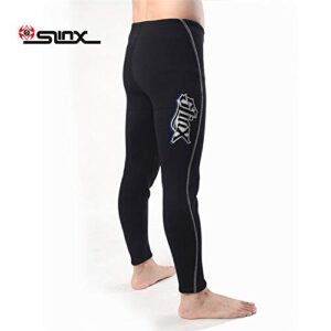 dizokizo wetsuit pants 3mm thermal high waist long neoprene trousers diving pants for men women (size xl)