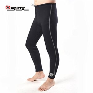 Dizokizo Wetsuit Pants 3mm Thermal High Waist Long Neoprene Trousers Diving Pants for Men Women (Size XL)