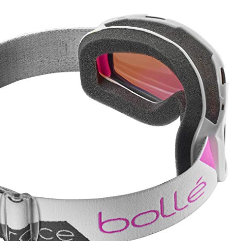 Bolle Rocket White Race Matte/Rosy Bronze Cat.3 | Small - Snow Goggles Unisex-Junior