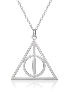 harry potter womens deathly hallows necklace - 18-inch chain necklace for women jewelry