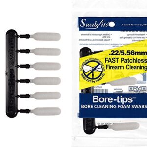 BORE-TIPS (12 Bag Case) .22cal/.223cal/5.56mm Gun Cleaning by Swab-its® - Made in The USA