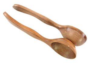 pea patch mahogany musical spoons (gumbo style), long - w/free instruction booklet