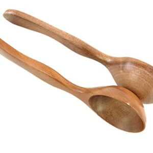 Pea Patch Mahogany Musical Spoons (Gumbo Style), Long - w/free instruction booklet