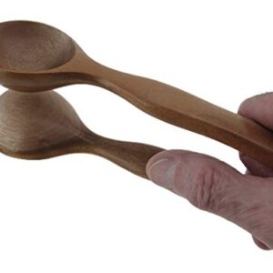 Pea Patch Mahogany Musical Spoons (Gumbo Style), Long - w/free instruction booklet