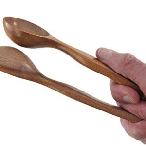 Pea Patch Mahogany Musical Spoons (Gumbo Style), Long - w/free instruction booklet