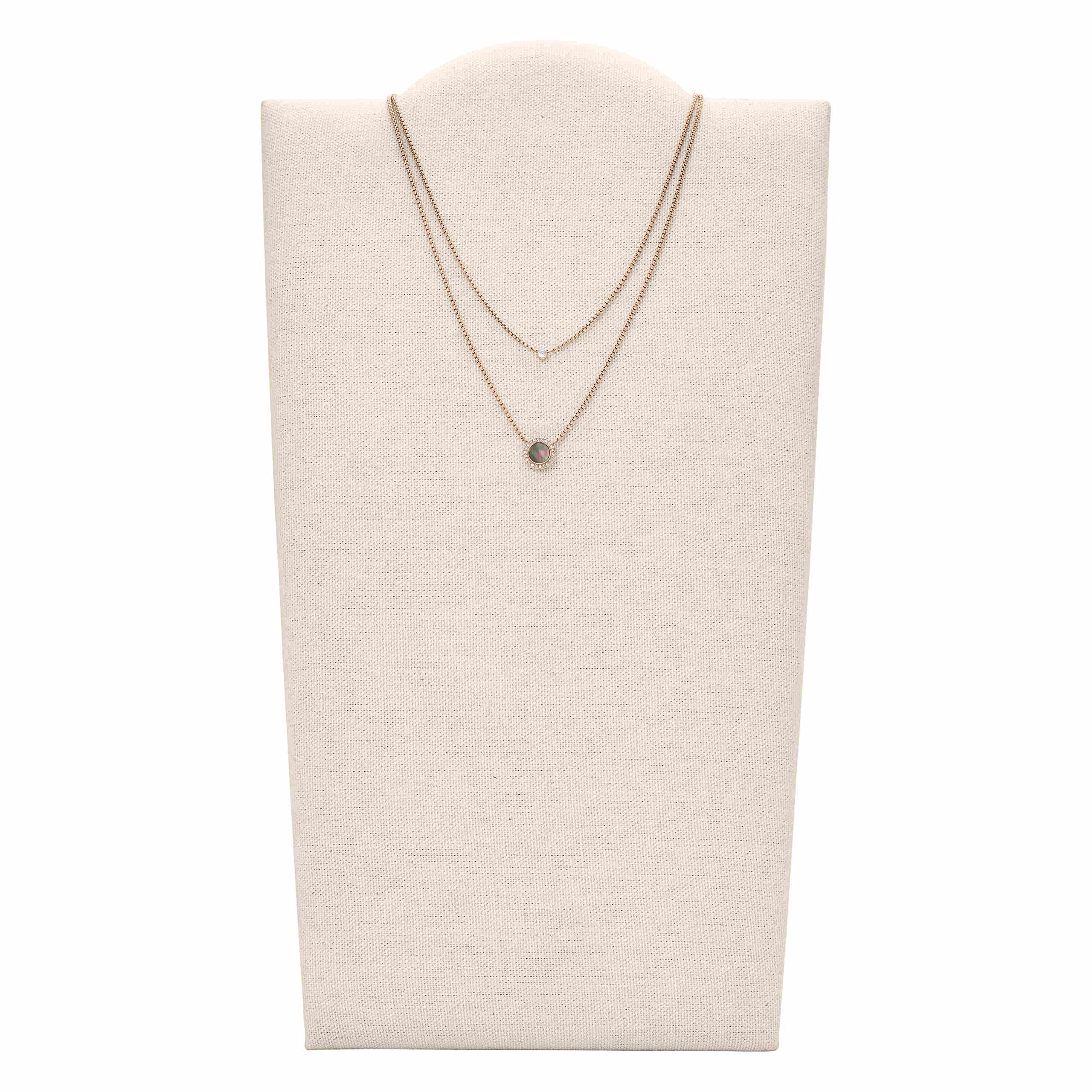 Fossil Women's Rose Gold-Tone Necklace, Color: Rose Gold (Model: JF02953791)