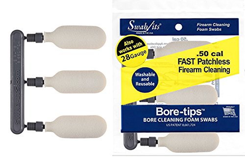 BORE-TIPS (12 Bag Case) 28 Gauge / 50 Caliber Case Gun Cleaning by Swab-its® - Made in The USA