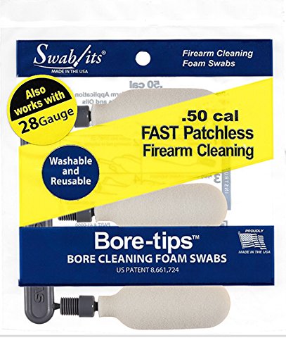 BORE-TIPS (12 Bag Case) 28 Gauge / 50 Caliber Case Gun Cleaning by Swab-its® - Made in The USA