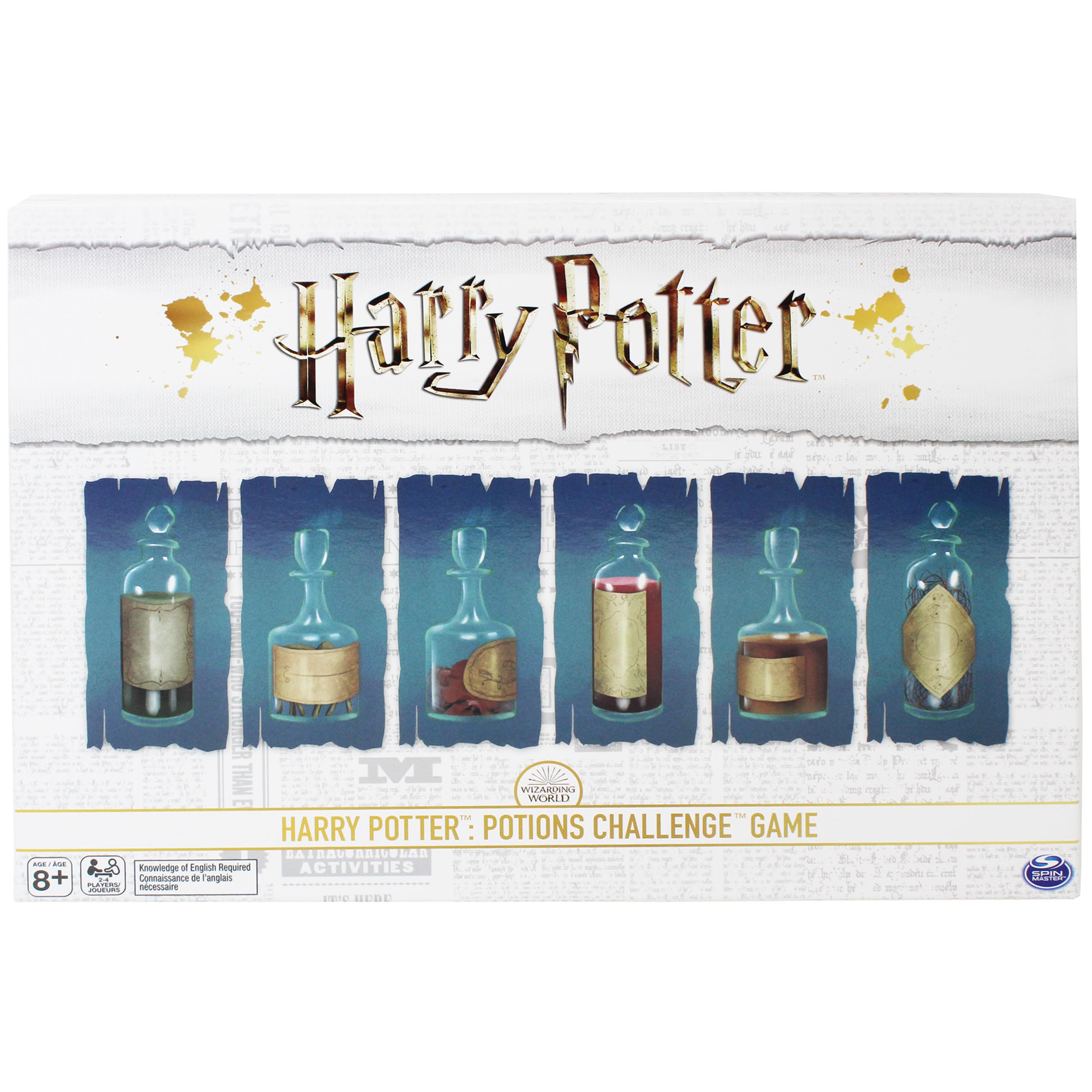 Harry Potter Potions Challenge Board Game for Kids, Families, and Adults