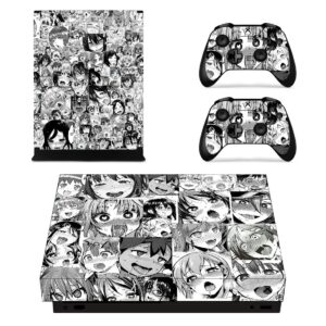 vanknight xb one x console skin wrap decal skin vinyl stickers for xb one x console controllers anime girl