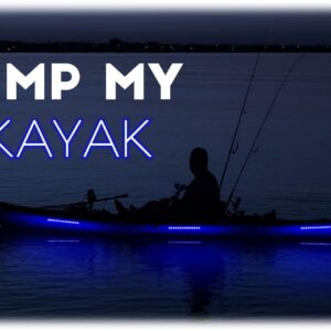 Green Blob Outdoors Pimp My Kayak Complete LED Lighting Kit with Battery and Charger Included - Do it Yourself