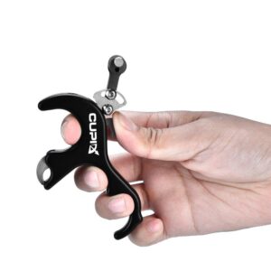 Tru Ball Three Finger Release,Bow Release,Thumb Bow Release,Archery Thumb Release,Archery Compound Release Aid Aluminum Alloy 3 Finger Grip Bow Hunting Thumb Caliper 4 Colors to