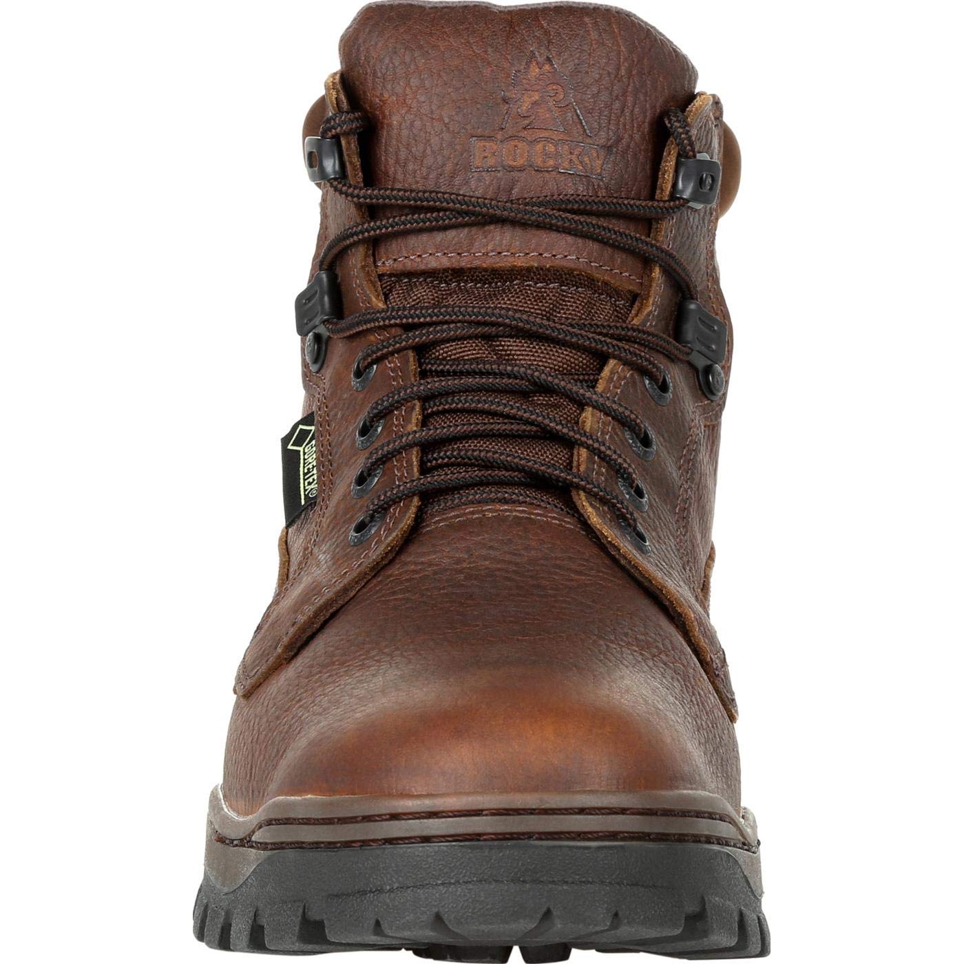 ROCKY Outback Plain Toe Gore-TEX® Waterproof Outdoor Boot Size 11(W) Brown