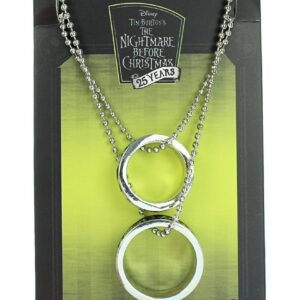 Bioworld Disney The Nightmare Before Christmas Jack Sally Necklace Ring Set Meant to Be