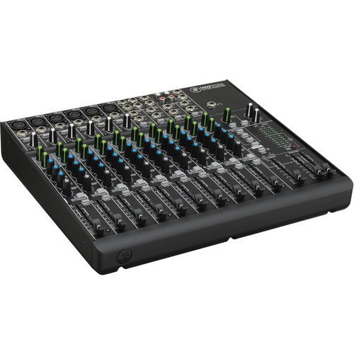 Mackie 1402VLZ4 14-Channel Compact Mixer with G-MIXERBAG-1515 Padded Nylon Mixer/Equipment Bag & PB-S3410 3.5 mm Stereo Breakout Cable, 10 feet Bundle