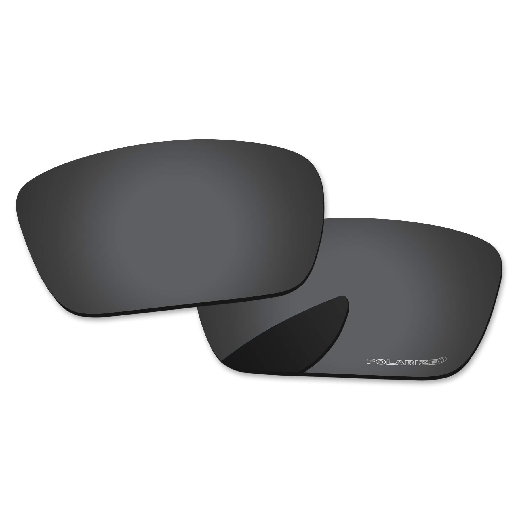 PapaViva Replacement Lenses for Oakley Fuel Cell OO9096 Sunglasses Black Grey - Polarized