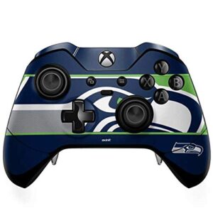 Skinit Decal Gaming Skin Compatible with Xbox One Elite Controller - Officially Licensed NFL Seattle Seahawks Zone Block Design