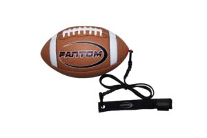 fantom throw football trainer - direct return football trainer - practice throwing & catching indoors/outdoors (official (ages 14+))