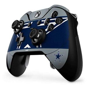 Skinit Decal Gaming Skin Compatible with Xbox One Elite Controller - Officially Licensed NFL Dallas Cowboys Zone Block Design