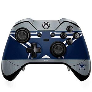 skinit decal gaming skin compatible with xbox one elite controller - officially licensed nfl dallas cowboys zone block design