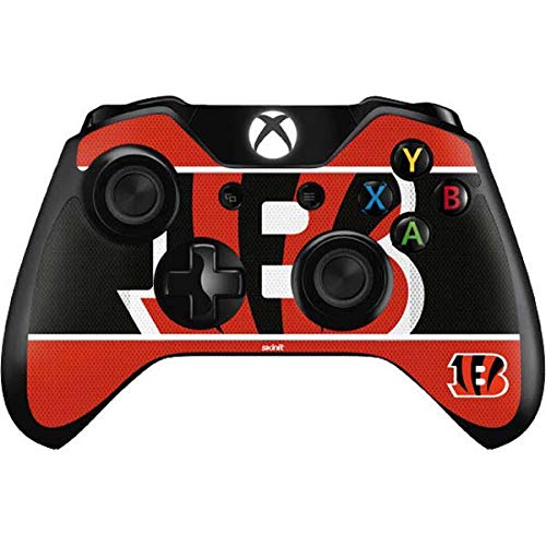 Skinit Decal Gaming Skin Compatible with Xbox One Controller - Officially Licensed NFL Cincinnati Bengals Zone Block Design