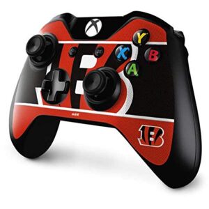 Skinit Decal Gaming Skin Compatible with Xbox One Controller - Officially Licensed NFL Cincinnati Bengals Zone Block Design