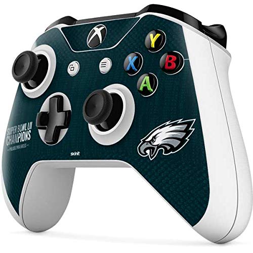 Skinit Decal Gaming Skin Compatible with Xbox One S Controller - Officially Licensed NFL Philadelphia Eagles Super Bowl LII Champions Design