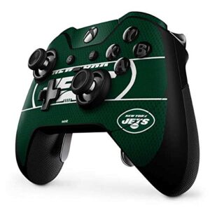 Skinit Decal Gaming Skin Compatible with Xbox One Elite Controller - Officially Licensed NFL New York Jets Zone Block Design