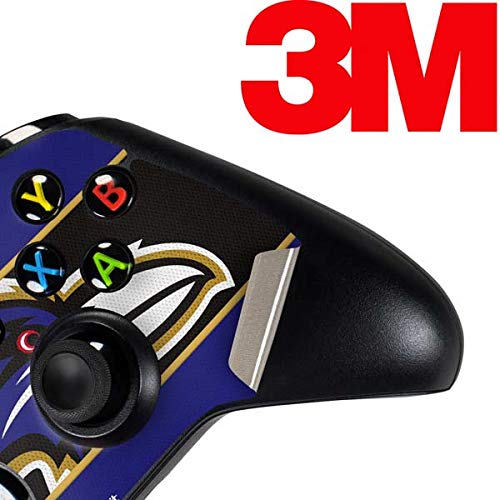 Skinit Decal Gaming Skin Compatible with Xbox One Controller - Officially Licensed NFL Baltimore Ravens Zone Block Design