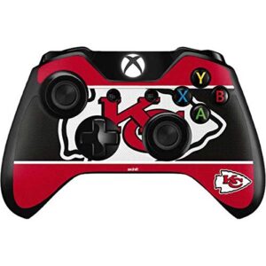 skinit decal gaming skin compatible with xbox one controller - officially licensed nfl kansas city chiefs zone block design